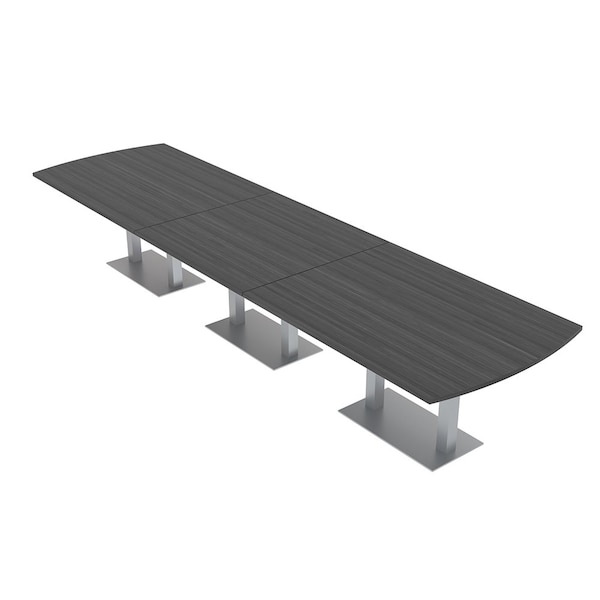 Skutchi Designs 45 in W, 166 in L, 29 in H, Engineered Wood Top, Grey HAR-AREC-46X168-DOU-ASIANNIGHT - main